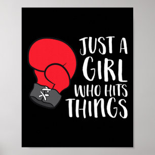 Gewoon een meisje dat dingen haat die grappig boxi poster