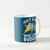 gewoon een meisje dat dol is op boeggie gezegde koffiemok (Voorkant rechts)