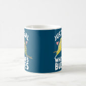 gewoon een meisje dat dol is op boeggie gezegde koffiemok (Center)