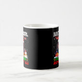 Gewoon een meisje dat dol is op dachshunds en kers koffiemok (Center)