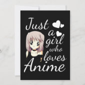 gewoon een meisje dat dol is op schattige cosplay feestdagenkaart (Voorkant)