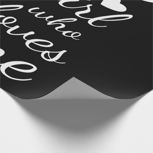 gewoon een meisje dat dol is op schattige feestjes cadeaupapier (Hoek)