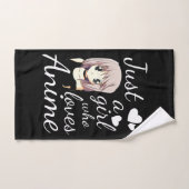 gewoon een meisje dat dol is op schattige feestjes handdoek (Handdoek)