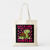Gewoon een meisje dat dol is op Zee A Tote Bag (Achterkant)