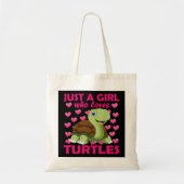Gewoon een meisje dat dol is op Zee A Tote Bag (Voorkant)