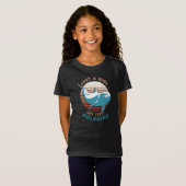 Gewoon een meisje dat dolfijnen houdt t-shirt (Voorkant volledig)