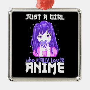 Gewoon een meisje dat echt van anime houdt in paar metalen ornament