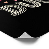 Gewoon een meisje dat gek is op Ducks Funny Duck S Poster (Hoek)