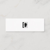 gewoon een meisje dat graag boksen mini visitekaartje (Voorkant)