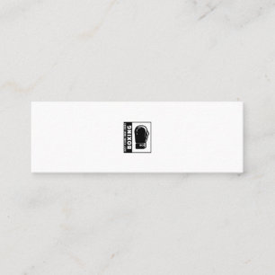 gewoon een meisje dat graag boksen mini visitekaartje