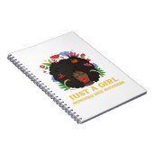 Gewoon een meisje dat graag haar zaken wil doen notitieboek (Rechterzijde)