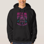Gewoon een meisje dat graag retro games speelt hoodie (Voorkant)