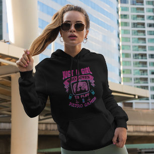Gewoon een meisje dat graag retro games speelt hoodie