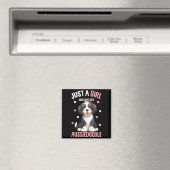 Gewoon Een Meisje Dat Haar Aussiedoodle Aussie Doo Magneet (Insitu (Vaatwasser))