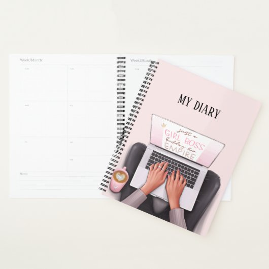Gewoon een meisje dat haar imperium bouwt planner (Display)
