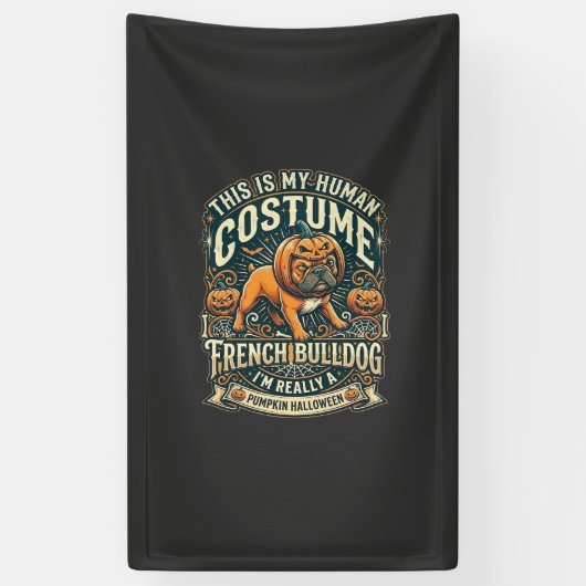 Gewoon een meisje dat Halloween Postdienst Heks le Spandoek (Verticaal)