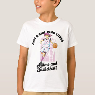Gewoon een meisje dat houdt van anime en sketchspe t-shirt