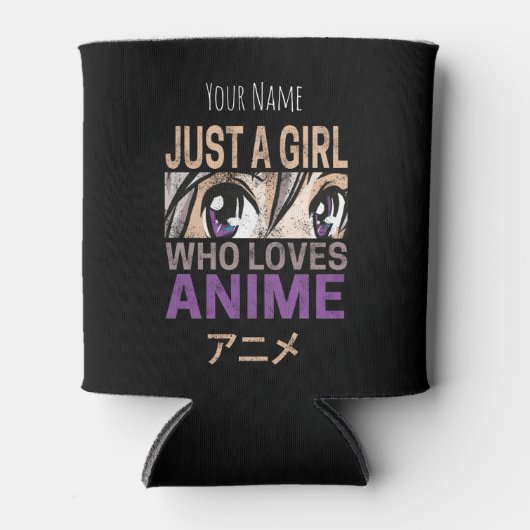 Gewoon een meisje dat houdt van Anime  Manga Kawai Blikjeskoeler (Voorkant)