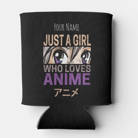 Gewoon een meisje dat houdt van Anime  Manga Kawai Blikjeskoeler (Achterkant)