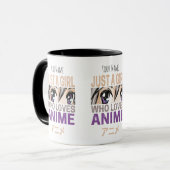 Gewoon een meisje dat houdt van Anime  Manga Kawai Mok (Voorkant links)