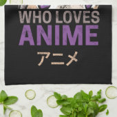 Gewoon een meisje dat houdt van Anime  Manga Kawai Theedoek (Gevouwen)