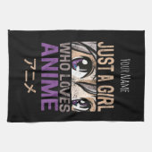 Gewoon een meisje dat houdt van Anime  Manga Kawai Theedoek (Horizontaal)