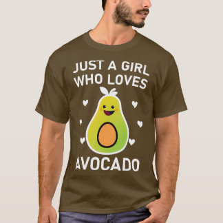 Gewoon een meisje dat houdt van Avocado avocado mi T-shirt