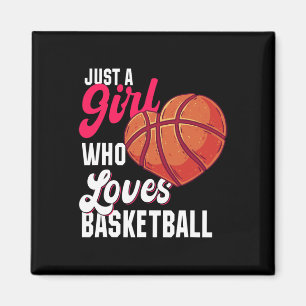 Gewoon een meisje dat houdt van basketbal meisje K Magneet