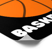 Gewoon een meisje dat houdt van basketbal - Schatt Poster (Hoek)