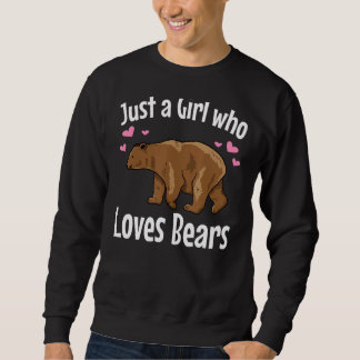 Gewoon een meisje dat houdt van Beren Grizzly Beer Trui