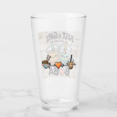 Gewoon een meisje dat houdt van Bob gepersonalisee Glas (Achterkant)