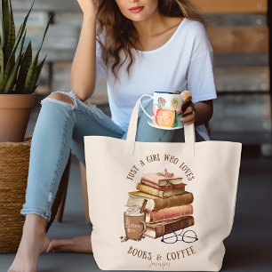 Gewoon een meisje dat houdt van boeken en koffie g tote bag