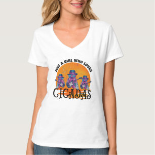 Gewoon een meisje dat houdt van Cicaden, Cicaden 2 T-shirt