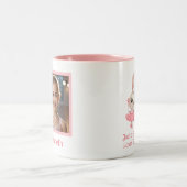 Gewoon een meisje dat houdt van dansen ballet foto tweekleurige koffiemok (Center)