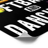 Gewoon een meisje dat houdt van dansen en softbal  poster (Hoek)