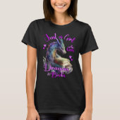 Gewoon een meisje dat houdt van Dragons en Books F T-shirt (Voorkant)
