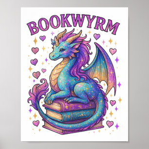 Gewoon een meisje dat houdt van draken en boeken T Poster