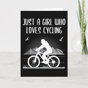 Gewoon een meisje dat houdt van fietsen fiets cade kaart