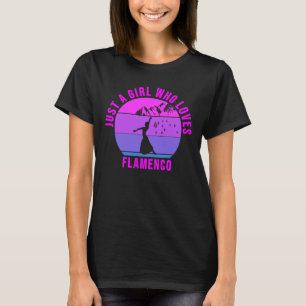 Gewoon een meisje dat houdt van Flamenco Dance cad T-shirt
