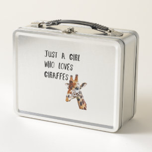 Gewoon een meisje dat houdt van Giraffes schattige