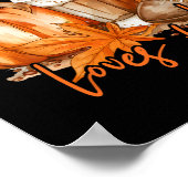 Gewoon een meisje dat houdt van Herfst Coquette po Poster (Hoek)