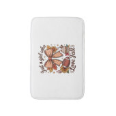 Gewoon een meisje dat houdt van Herfst Cozy Badmat (Voorkant Verticaal)