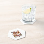 Gewoon een meisje dat houdt van Herfst Cozy Kartonnen Onderzetters (Insitu)