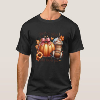 Gewoon een meisje dat houdt van Herfst pompoenkoff T-shirt