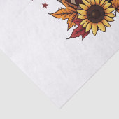 Gewoon een meisje dat houdt van Herfst Pumpkin Spi Tissuepapier (Detail)