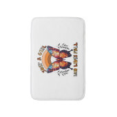 Gewoon een meisje dat houdt van Herfst Thanksgivin Badmat (Voorkant Verticaal)