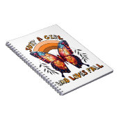 Gewoon een meisje dat houdt van Herfst Thanksgivin Notitieboek (Rechterzijde)