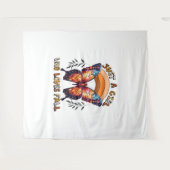 Gewoon een meisje dat houdt van Herfst Thanksgivin Wandkleed (Voorkant (horizontaal))