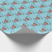 Gewoon een meisje dat houdt van Highland Koeien Sc Cadeaupapier (Hoek)