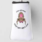 Gewoon een meisje dat houdt van Highland Koeien Sc Golfheadcover (Draai 90)